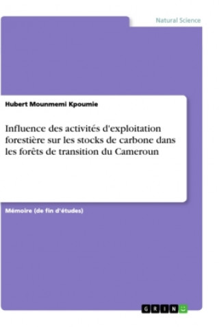 Carte Influence des activités d'exploitation foresti?re sur les stocks de carbone dans les for?ts de transition du Cameroun 