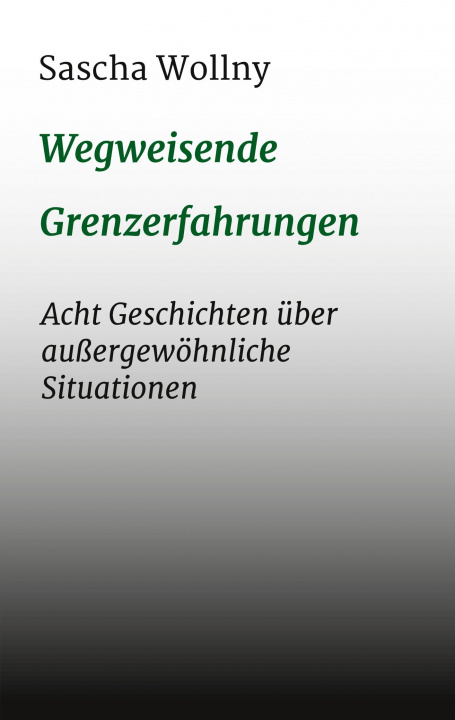 Kniha Wegweisende Grenzerfahrungen 