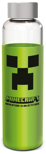 Kniha Skleněná láhev s návlekem Minecraft 585 ml 