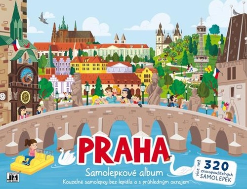 Knjiga Praha Samolepkové album 