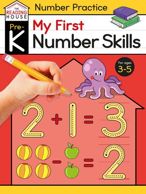 Carte My First Number Skills (Pre-K Number Workbook): Preschool Activities, Ages 3-5, Early Math, Number Tracing, Counting, Addition and Subtraction, Shapes 