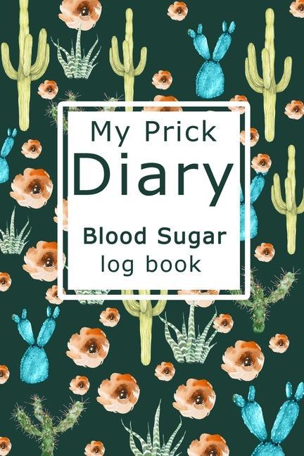 Libro My Prick Diary Blood Sugar Log Book Paperland