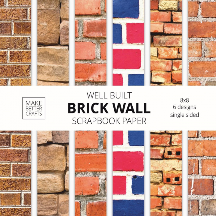 Kniha Well Built Brick Wall Scrapbook Paper 