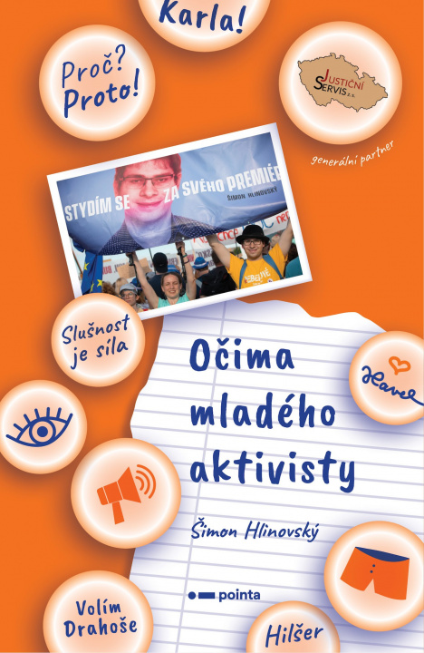 Kniha Očima mladého aktivisty Šimon Hlinovský