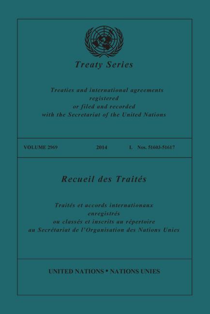 Kniha Treaty Series 2969 (English/French Edition) 