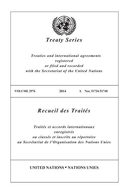 Kniha Treaty Series 2976 (English/French Edition) 