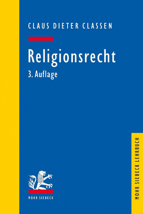 Knjiga Religionsrecht Classen