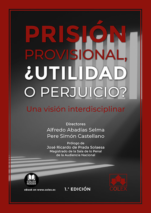 Kniha Prisión provisional, ¿utilidad o perjuicio? ALFREDO ABADIAS SELMA