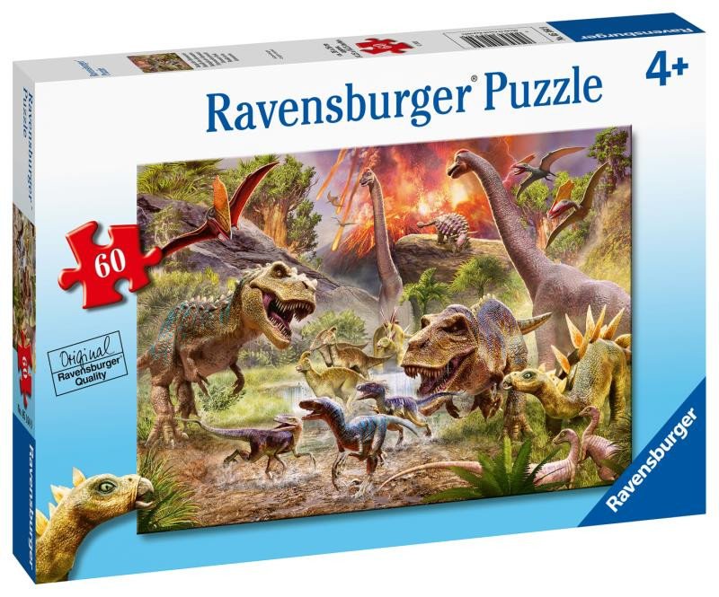 Joc / Jucărie Ravensburger Puzzle - Dinosaurus 60 dílků 
