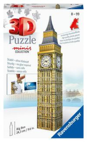 Joc / Jucărie Ravensburger 3D Puzzle Mini budova - Big Ben 54 dílků 