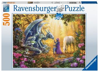 Gra/Zabawka Ravensburger Puzzle - Draci 500 dílků 