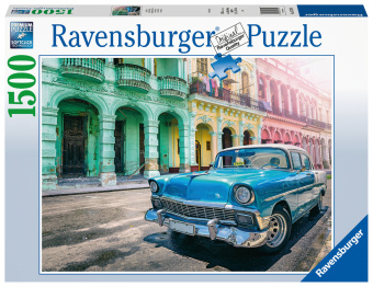 Joc / Jucărie Ravensburger Puzzle - Auta na Kubě 1500 dílků 