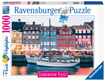 Game/Toy Ravensburger Puzzle Skandinávie - Kodaň, Dánsko 1000 dílků 