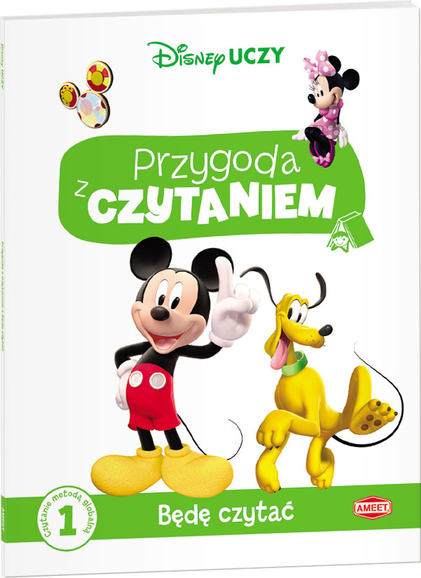 Könyv Disney uczy Klub Przyjaciół Myszki Miki Przygoda z czytaniem Będę czytać 1 PCG-1 Opracowanie Zbiorowe