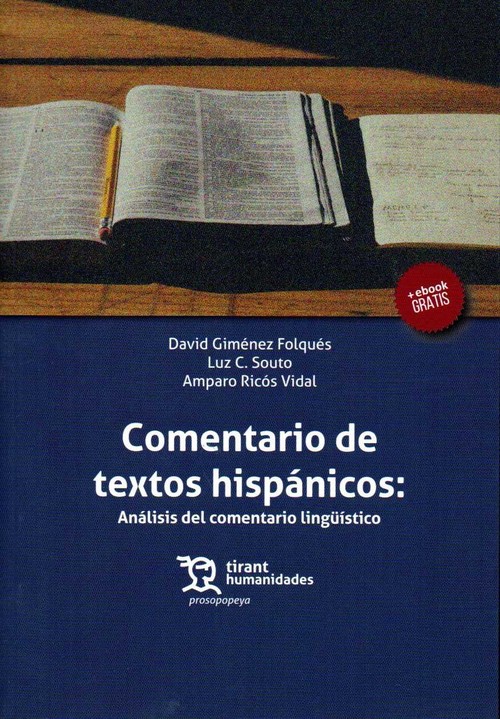 Könyv COMENTARIO DE TEXTOS HISPANICOS:LINGUISTICOS LUZ C. SOUTO