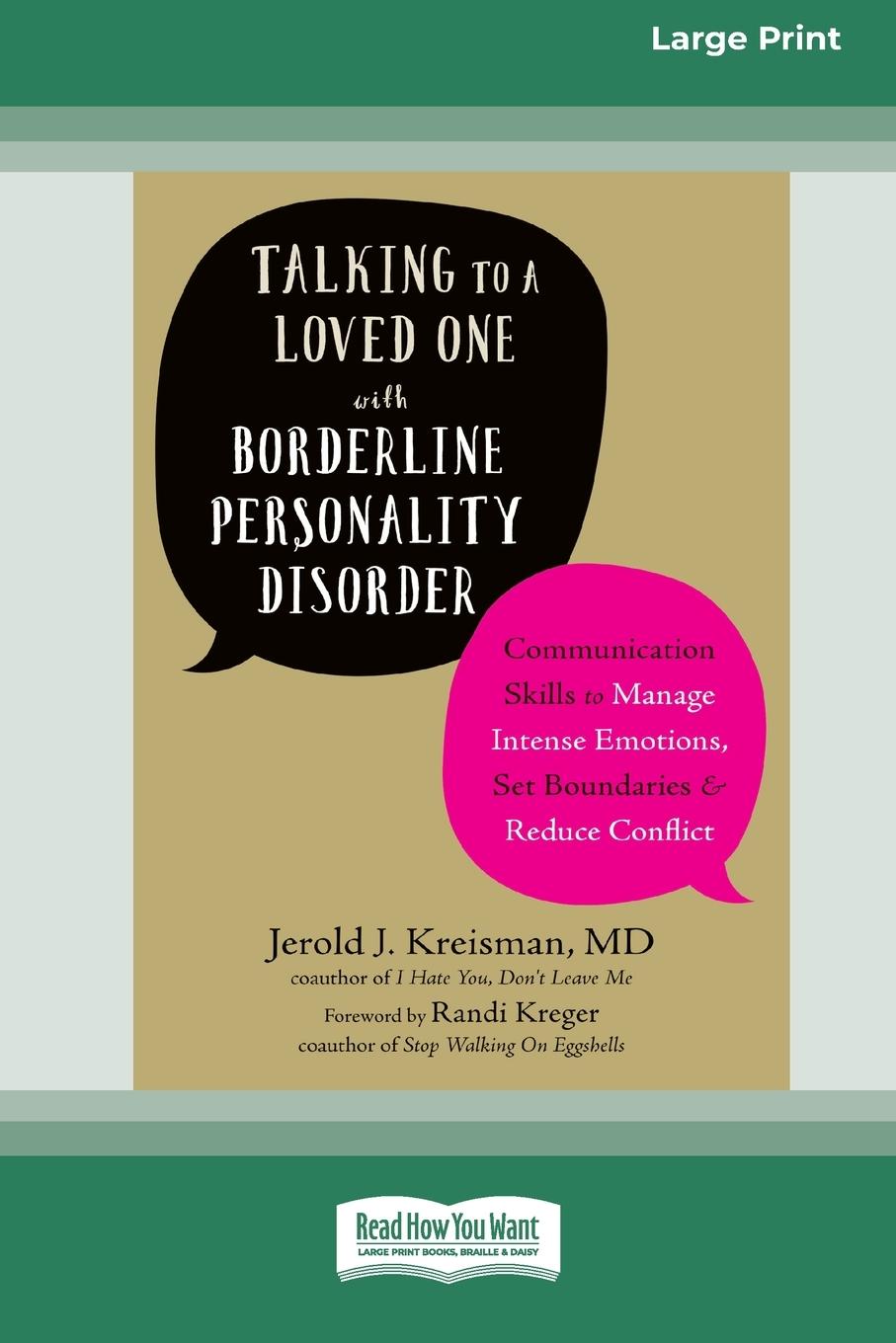Carte Talking to a Loved One with Borderline Personality Disorder 