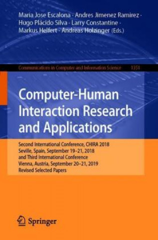 Knjiga Computer-Human Interaction Research and Applications Andres Jimenez Ramirez