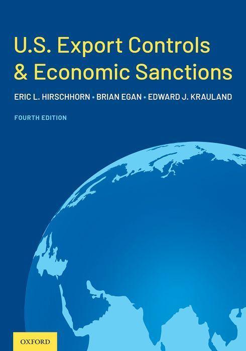 Könyv U.S. Export Controls and Economic Sanctions Brian J. Egan