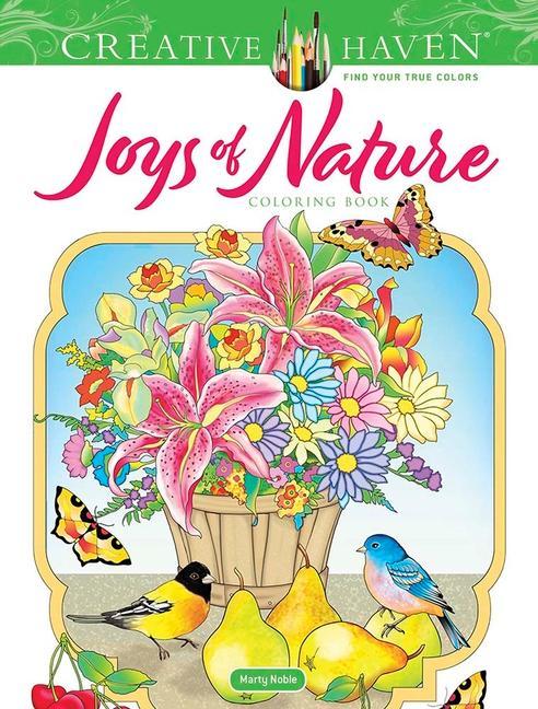 Kniha Creative Haven Joys of Nature Coloring Book 