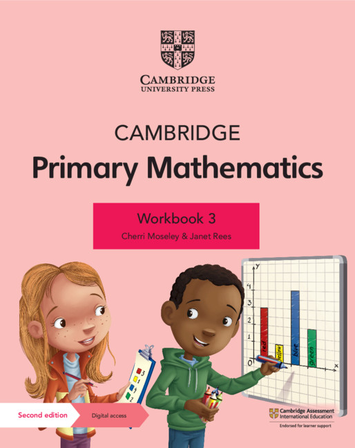Книга Cambridge Primary Mathematics Workbook 3 with Digital Access (1 Year) Cherri Moseley