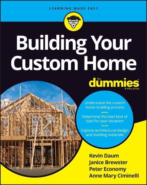 Carte Building Your Custom Home For Dummies Janice Brewster