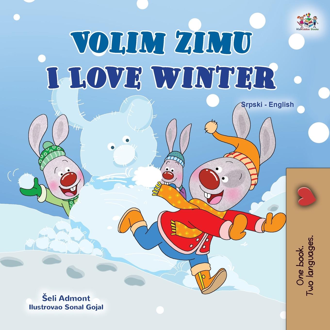 Kniha I Love Winter (Serbian English Bilingual Children's Book - Latin Alphabet) Kidkiddos Books