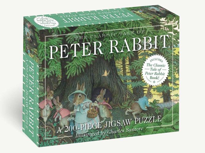 Knjiga Classic Tale of Peter Rabbit 200-Piece Jigsaw Puzzle & Book Beatrix Potter