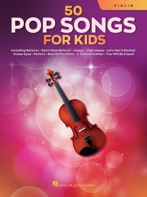 Kniha 50 Pop Songs for Kids for Violin 