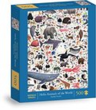 Játék Hello Animals of the World 500-Piece Family Puzzle Chronicle Books