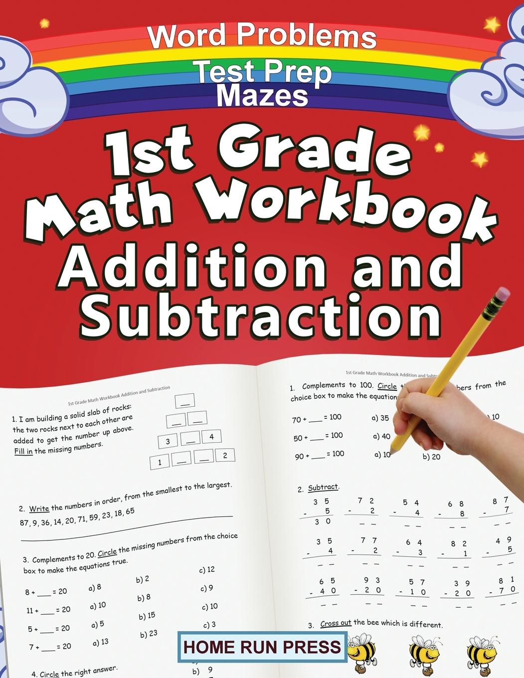 Kniha 1st Grade Math Workbook Addition and Subtraction Tbd