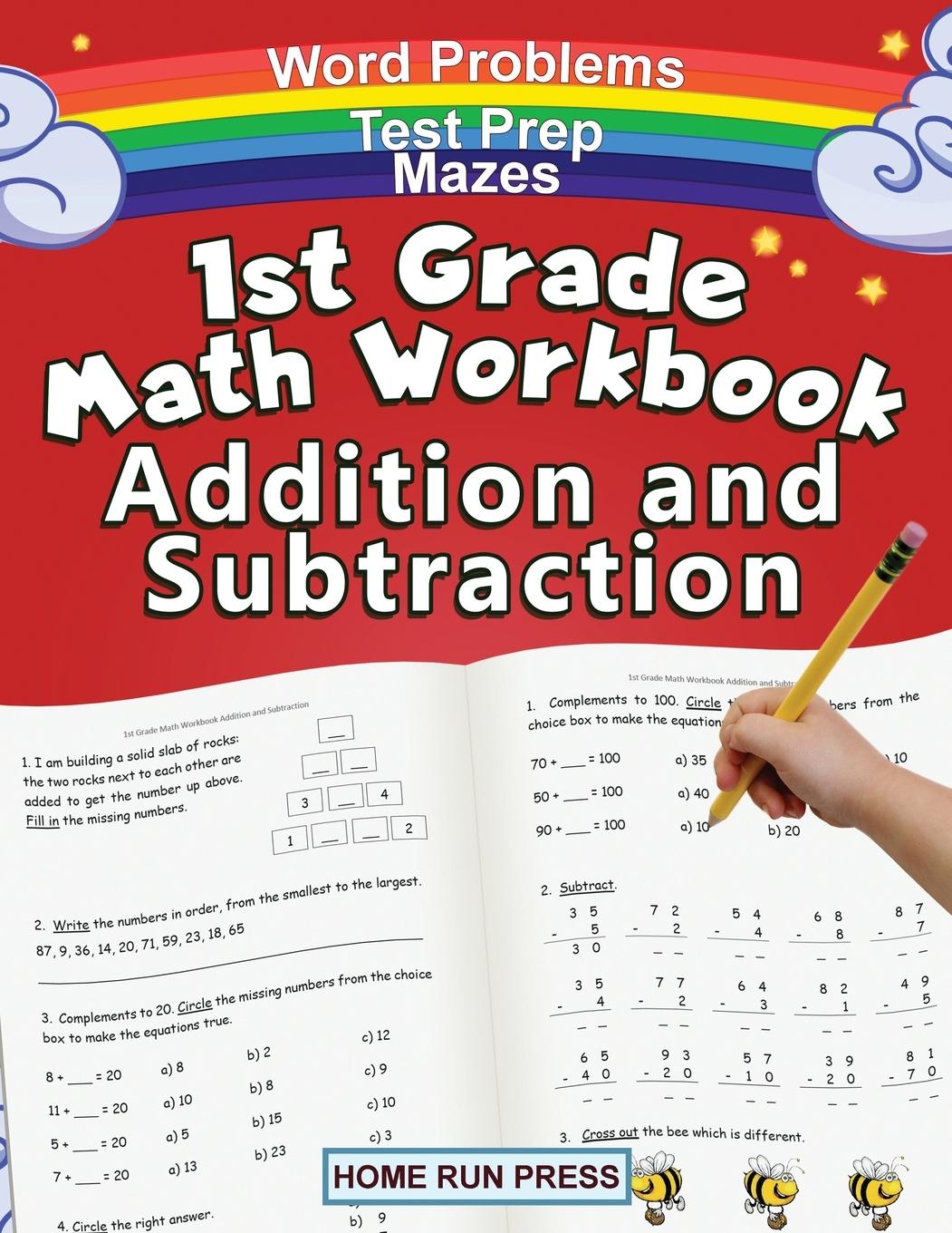 Βιβλίο 1st Grade Math Workbook Addition and Subtraction Tbd