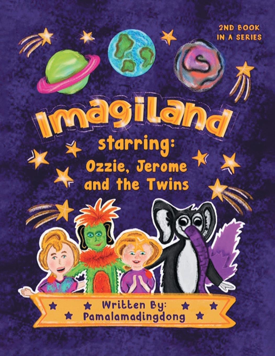 Boek "Imagiland" starring Ozzie and Jerome and the twins Pamalamadingdong