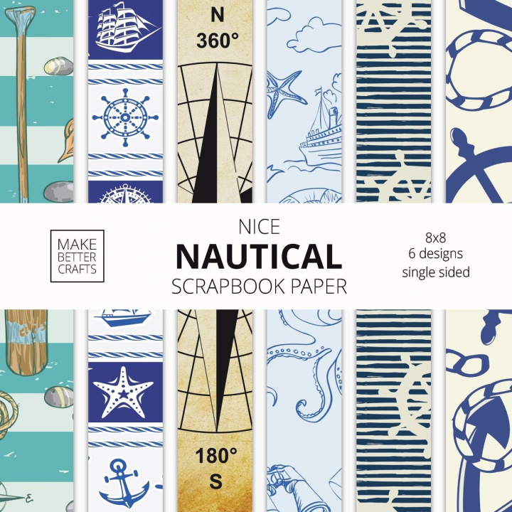 Книга Nice Nautical Scrapbook Paper Make Better Crafts