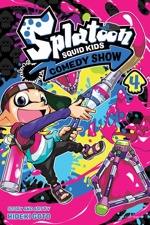 Book Splatoon: Squid Kids Comedy Show, Vol. 4 Hideki Goto