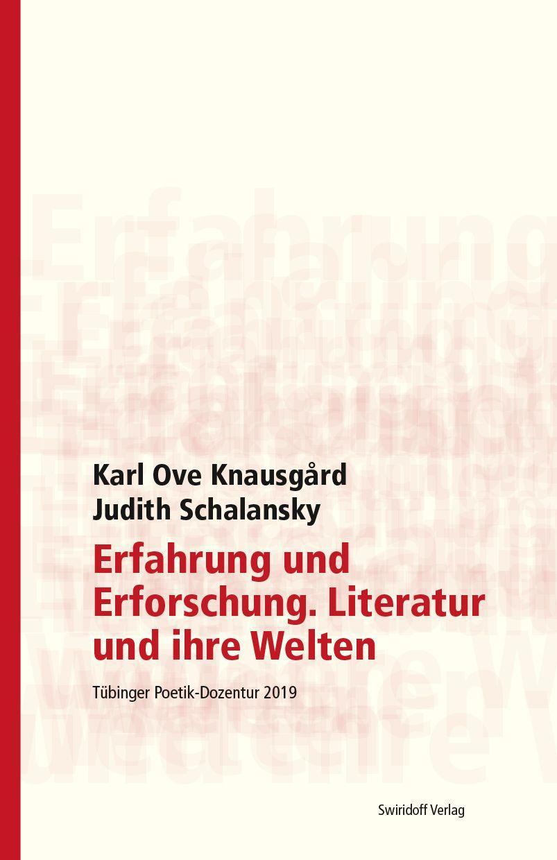 Książka Erfahrung und Erforschung. Literatur und ihre Welten Judith Schalansky