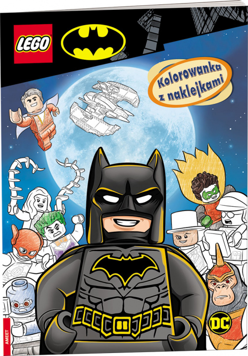 Kniha Lego Batman Kolorowanka z naklejkami NA-6450 Opracowania Zbiorowe