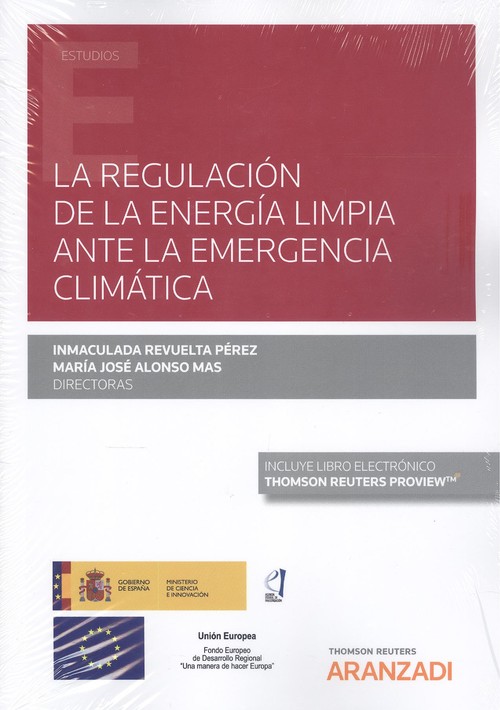 Kniha REGULACION DE LA ENERGIA LIMPIA ANTE EMERGENCIA CLIMATICA INMACULADA REVUELTA PEREZ
