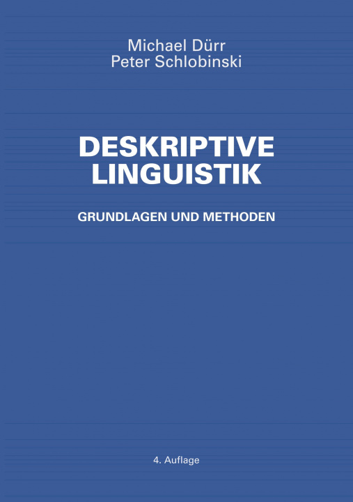 Knjiga Deskriptive Linguistik Schlobinski Peter