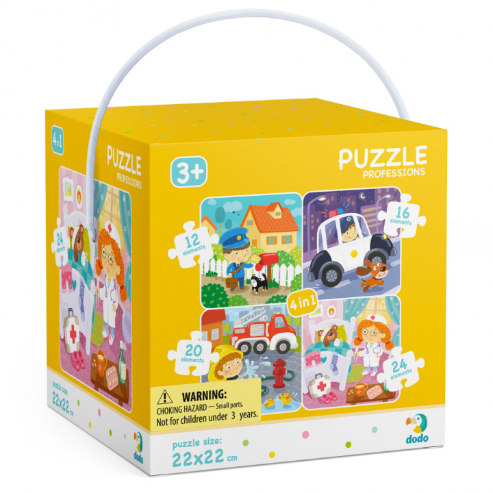 Joc / Jucărie Puzzle 4w1 Moje Zawody DOP300131 