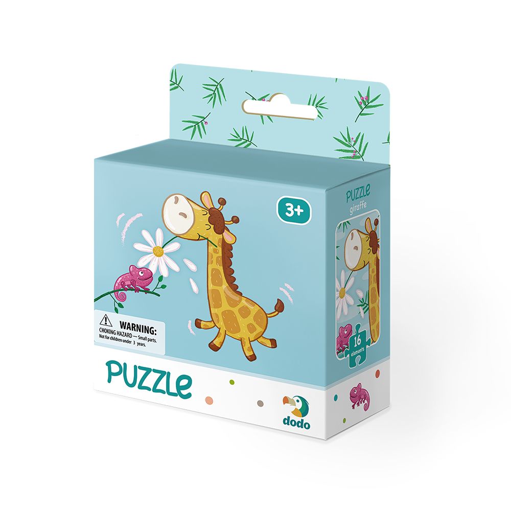 Hra/Hračka Puzzle Žirafa 16 dílků 