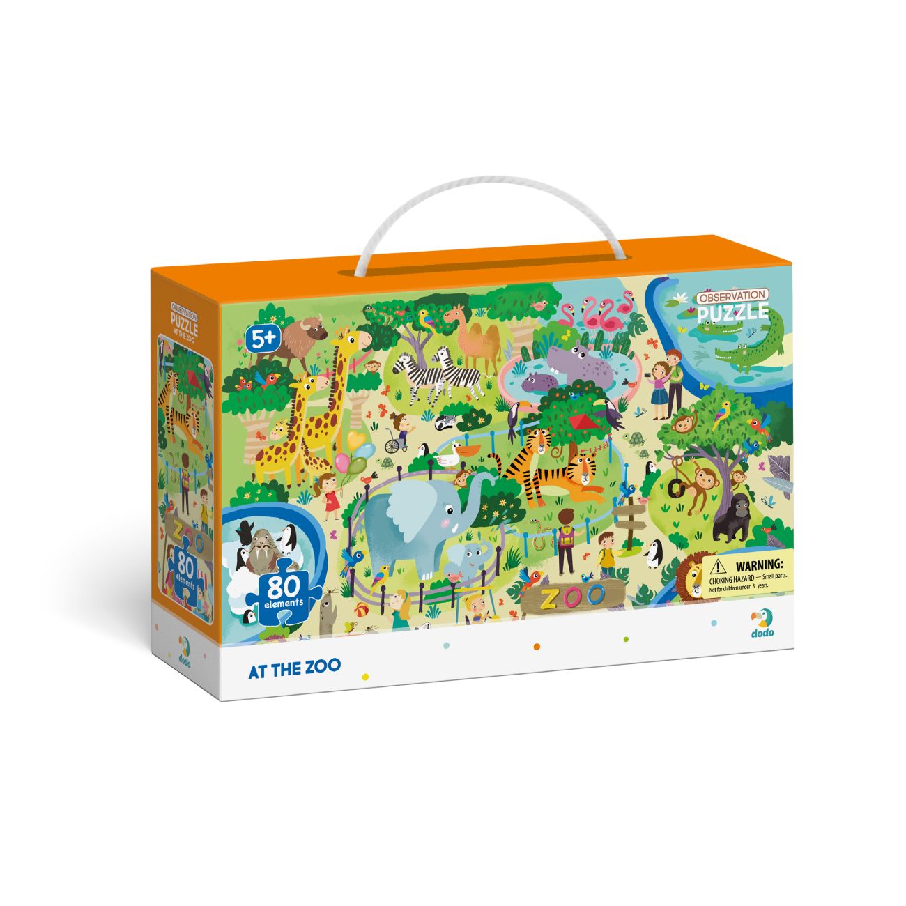 Jeu/jouet Puzzle 80 obserwacyjne W Zoo DOP300259 