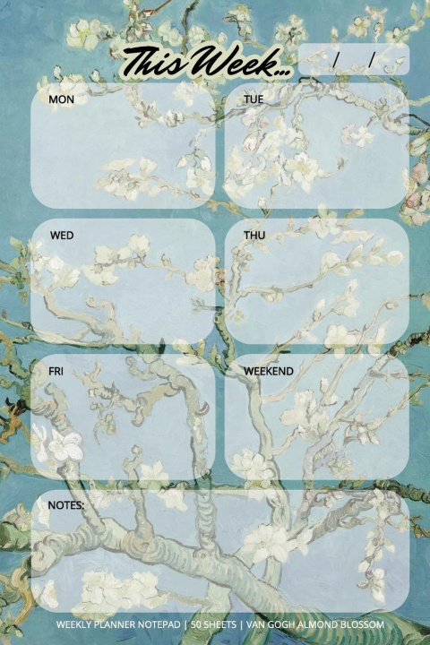 Carte Weekly Planner Notepad Llama Bird Press