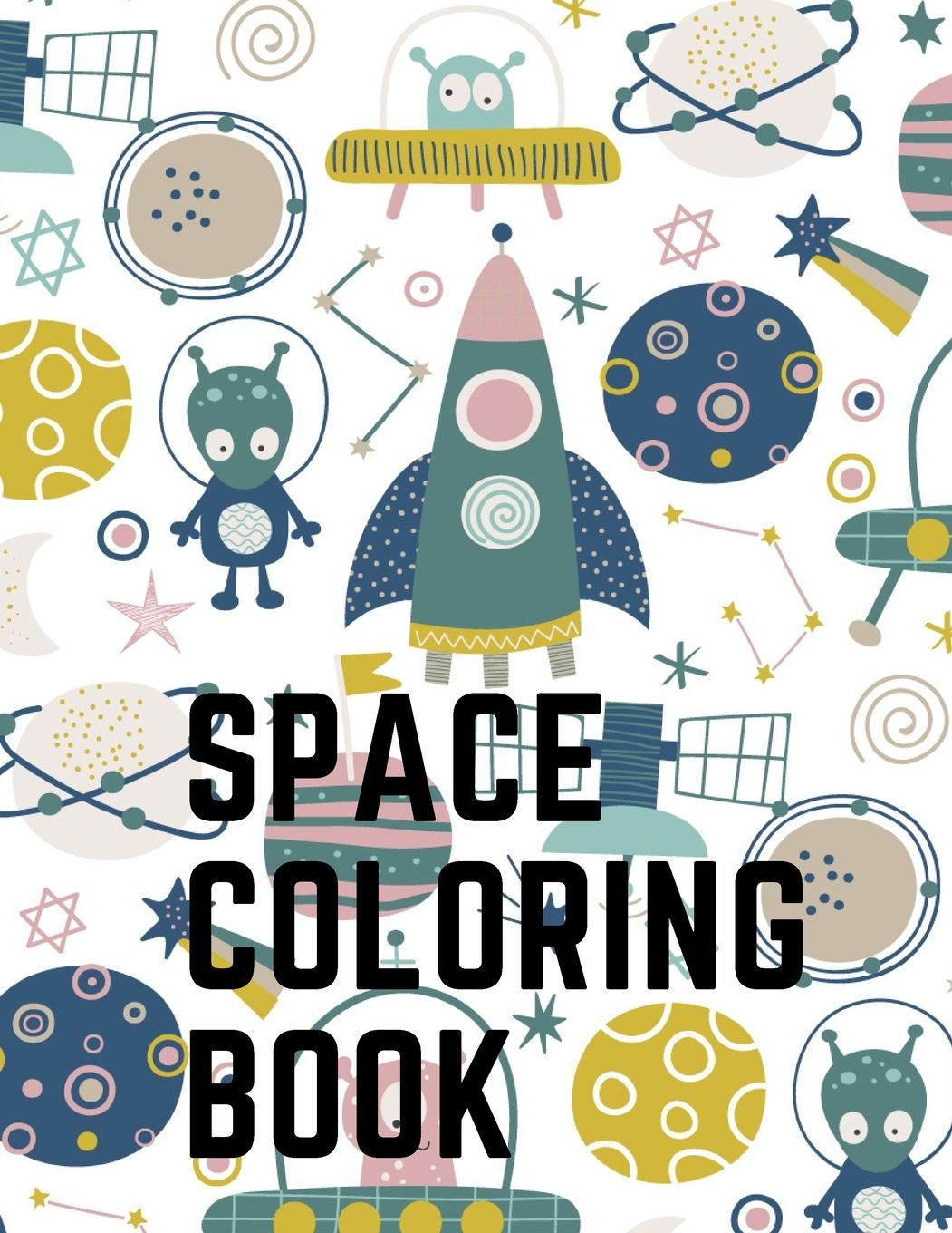 Buch Space Coloring Book Space Publishing