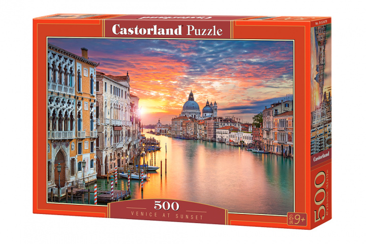 Carte Puzzle 500 Wenecja o zachodzie słońca B-52479 