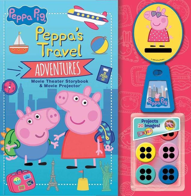 Book Peppa Pig: Peppa's Travel Adventures Storybook & Movie Projector 