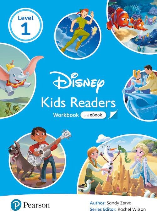 Book Level 1: Disney Kids Readers Workbook with eBook and Online Resources 