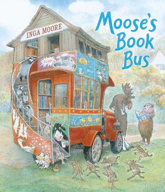 Kniha Moose's Book Bus Inga Moore