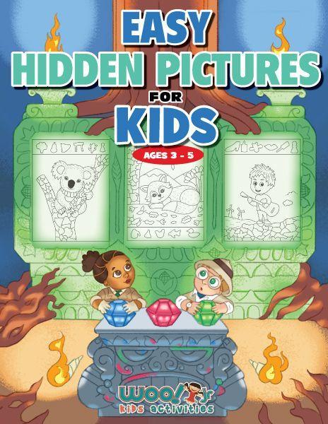 Knjiga Easy Hidden Pictures for Kids Ages 3-5: A First Preschool Puzzle Book of Object Recognition (Preschool Kids Learn and Have Fun Too) 