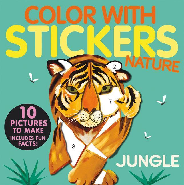 Kniha Color with Stickers: Jungle: Create 10 Pictures with Stickers! Christiane Engel