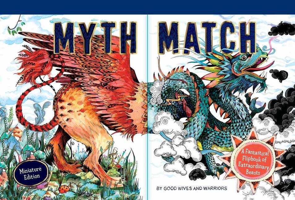 Carte Myth Match Miniature: A Fantastical Flipbook of Extraordinary Beasts 
